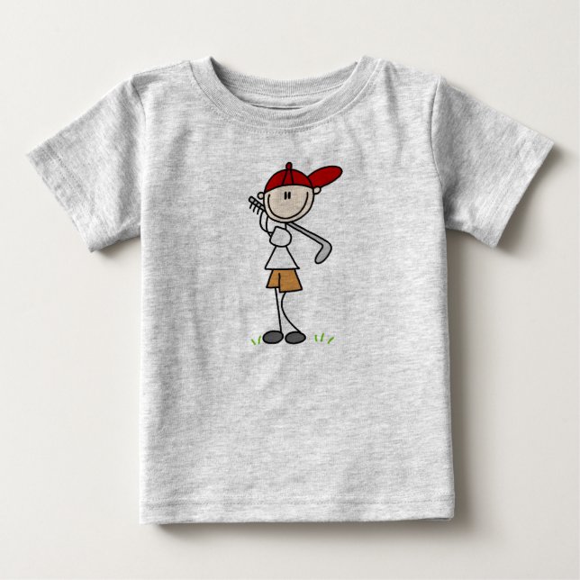 Niño Cambiando Su Camisa De Club De Golf (Anverso)