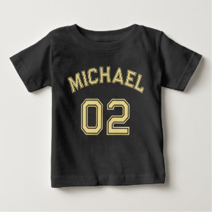 Niño Chica Nombre Jersey Número Deportes Algodón