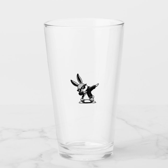 Niño Chico Día de Pascua Dabbing Bunny Rabbit Hip  (Anverso)