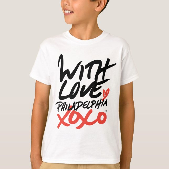 Niño con amor, camiseta de Philadelphia XOXO (Anverso)
