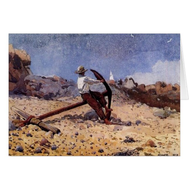 Niño Con Anclaje (Anverso (Horizontal))