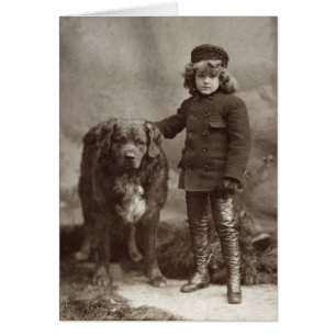 Niño con el perro, C1885