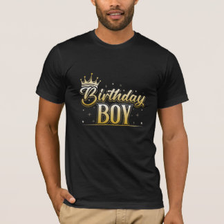 Niño de cumpleaños con diseño de camiseta de la co