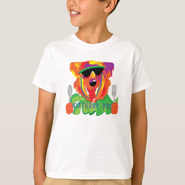 Niño de cumpleaños de camiseta (Anverso)