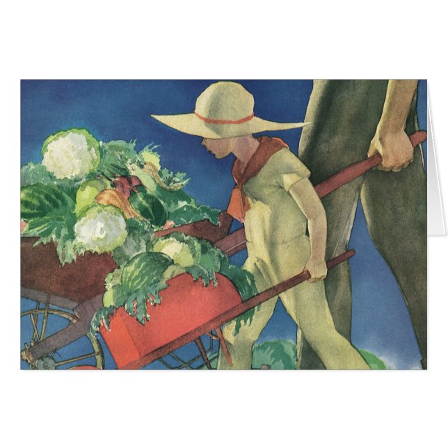 Niño de época, jardín orgánico; Jardín de la Victo (Anverso (Horizontal))