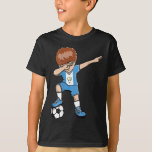 Niño de fútbol haciendo dabbing Jersey de Guatemal