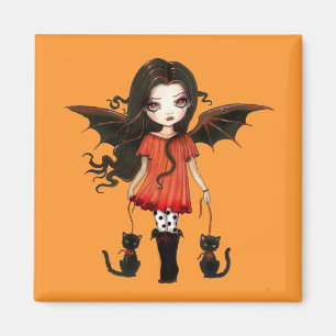 Niño de Halloween Imán de Vampiro Lindo