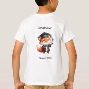Niño de kindergarten nombre de graduado camiseta d