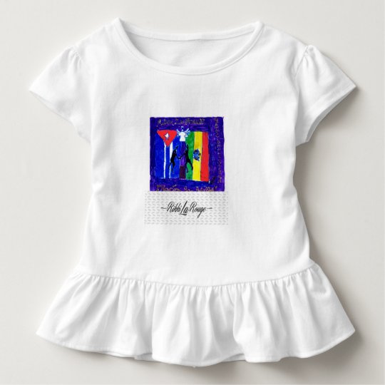 NIÑO DE LA CAMISETA DEL VOLANTE DE CUBA LIBRE