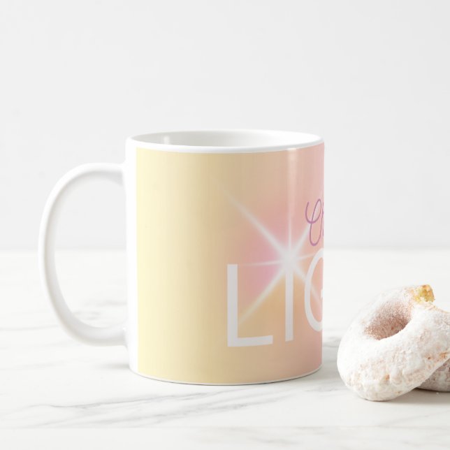 Niño de la taza de café ligero (Con donut)