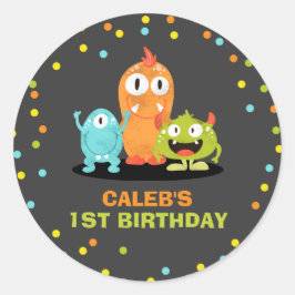 Niño de Sello para sobres de Monstruo Pequeño