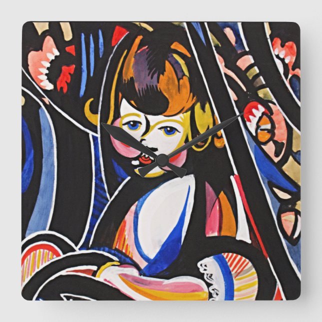 Niño de Serenidad en el Reloj de Muro de Rocas (Anverso)