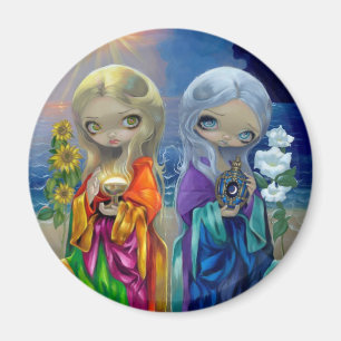 "Niño de Sun e imán del niño de luna"