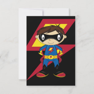 Niño de superhéroe lindo
