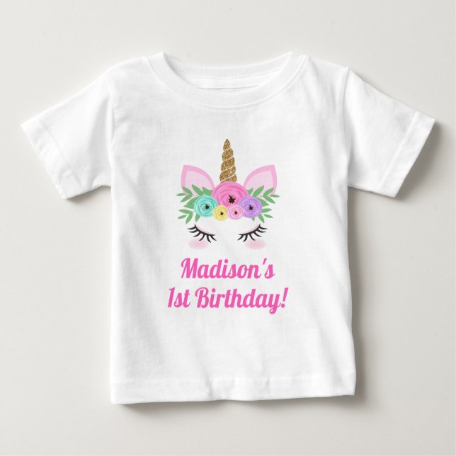 Niño del bebé de la camiseta del cumpleaños del (Anverso)