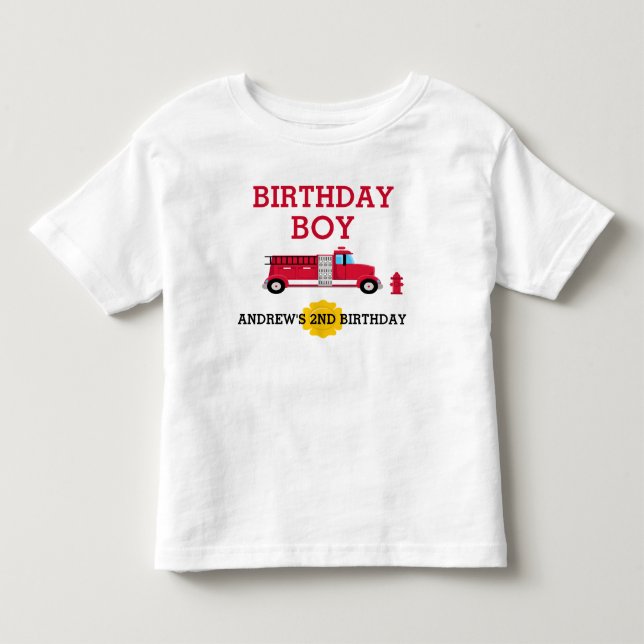 Niño del niño de la camiseta del cumpleaños del (Anverso)