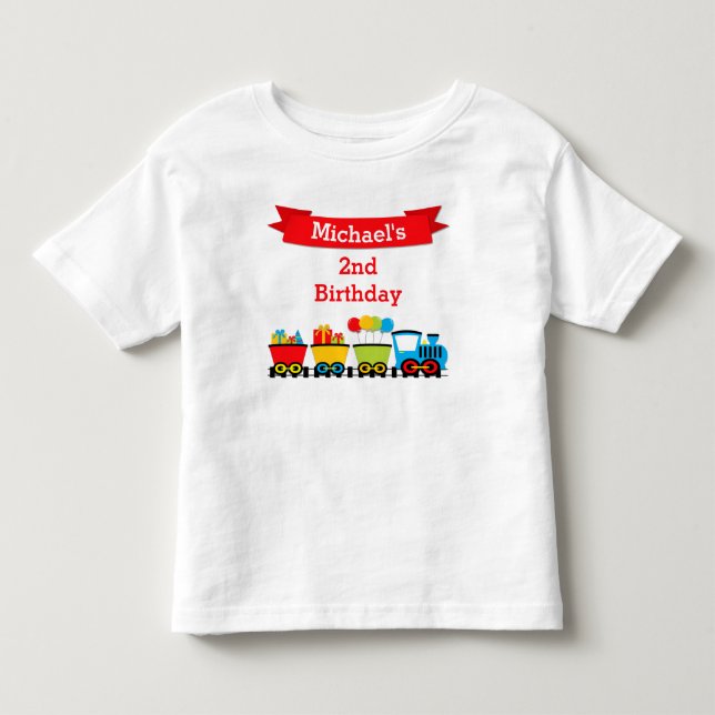 Niño del niño de la camiseta del cumpleaños del (Anverso)