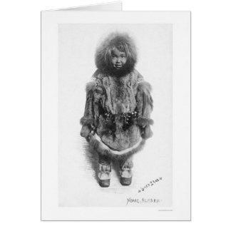 Niño En Fur Nome Alaska 1920