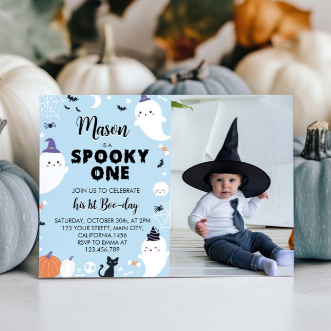 Niño Escandaloso Un Fantasma Invitación a Cumpleañ (Subido por el creador)