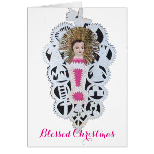 Niño Jesús, Navidades antiguos tallando papel