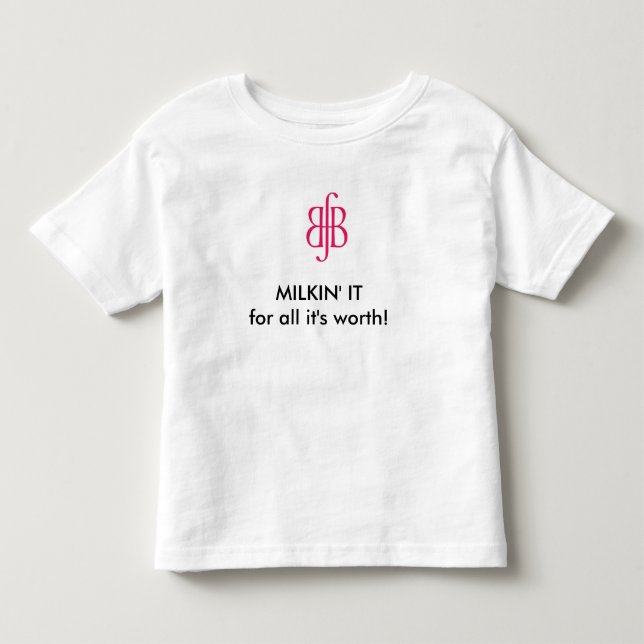 Niño Milkin él camiseta de amamantamiento (Anverso)