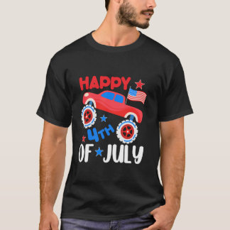 Niño Monstruo Camión Camisa Niño Niños Bandera Ame