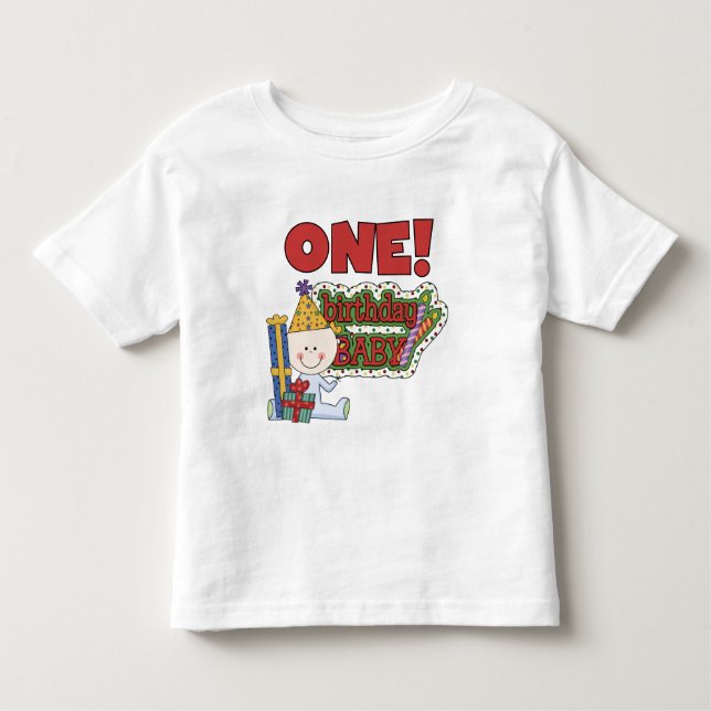 Niño Nacimiento Primer cumpleaños camisetas y rega (Anverso)