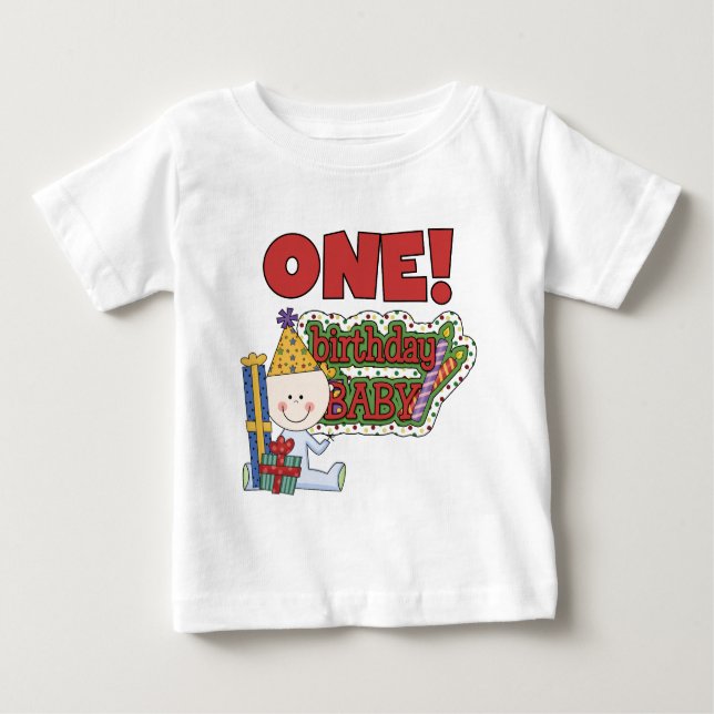 Niño Nacimiento Primer cumpleaños camisetas y rega (Anverso)