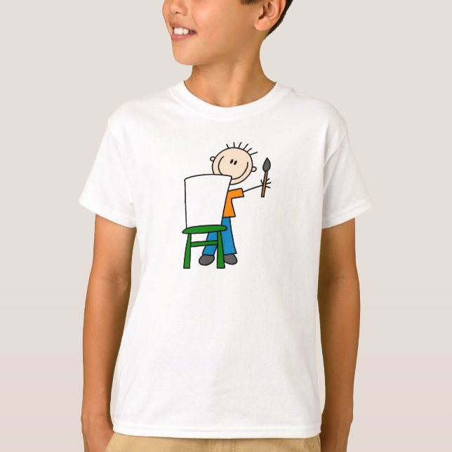 Niño Pintando Camisa (Anverso)