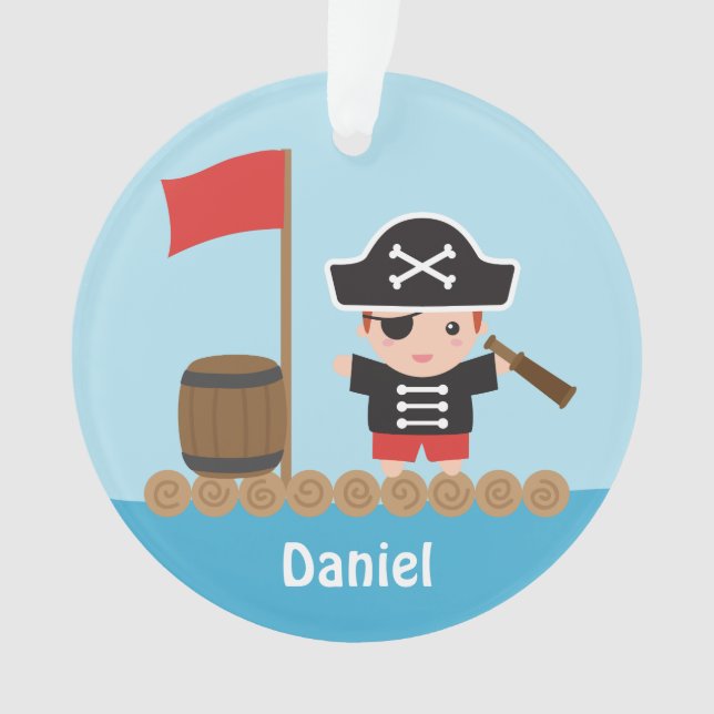 Niño Pirata Cuerdo En La Decoración De La Habitaci (Anverso)
