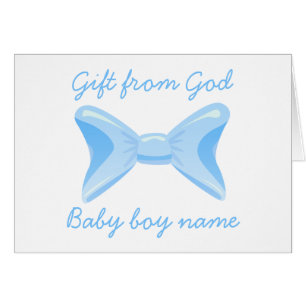 Niño: Regalo de Dios.