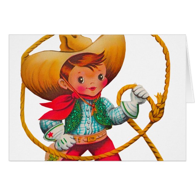 Niño retro niño vago occidental (Anverso (Horizontal))