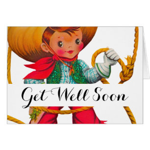 Niño retro niño vago occidental