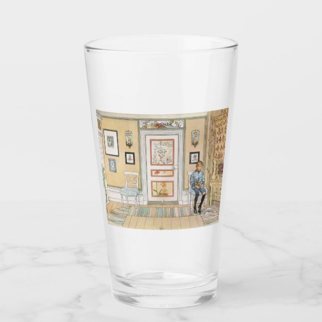 Niño sentado en la esquina (por Carl Larsson) (Anverso)