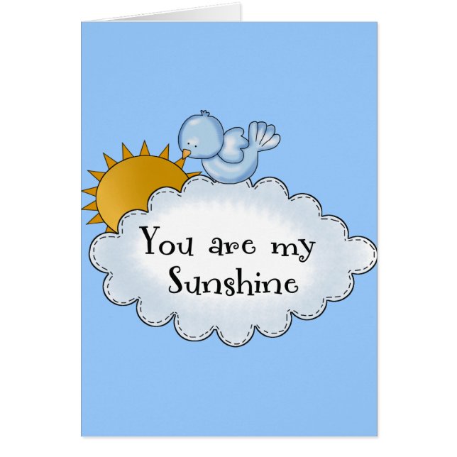 Niño Sol Pájaro Eres Mi Sol (Frente)