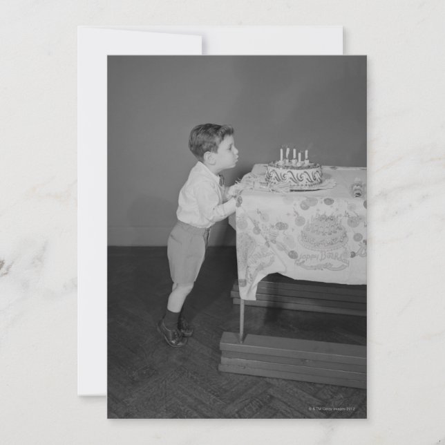 Niño Soplando Velas (Anverso)