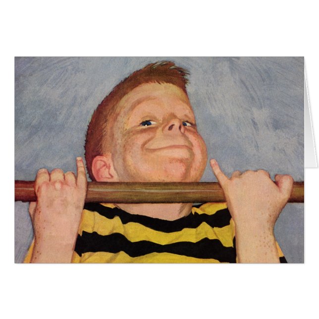 Niño ventilado haciendo ups de estaño, fitness y e (Anverso (Horizontal))