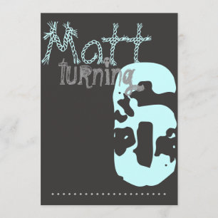 Niño y Chica Gimnasia Invitación al cumpleaños