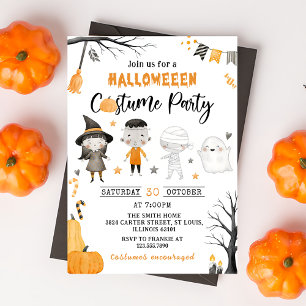 Niños adorables disfraces invitaciones a fiestas d