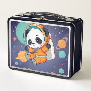Niños astronautas de Cute Baby Panda Lunchbox - an