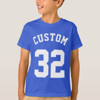 Niños azules y blancos | Deportes Jersey Design
