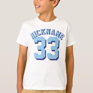 Niños blancos y azules | Deportes Jersey Design
