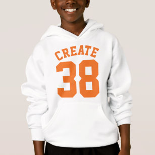 Niños blancos y Naranjas   Deportes Jersey Design