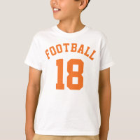 Niños blancos y Naranjas | Deportes Jersey Design