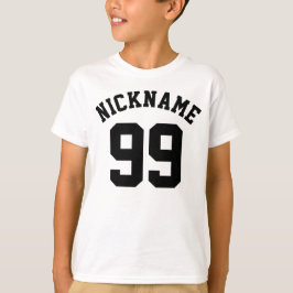 Niños blancos y negros azules | Deportes Jersey De