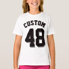 Niños blancos y negros| Deportes Jersey