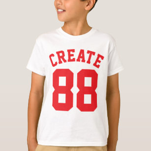 Niños blancos y rojos   Deportes Jersey Design