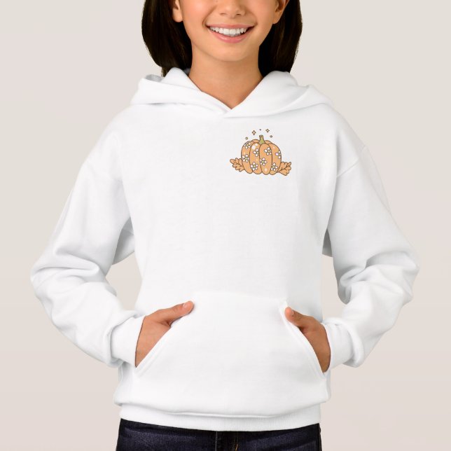 Niños Caen Tema Hoodie - Templo de especias de cal (Anverso)