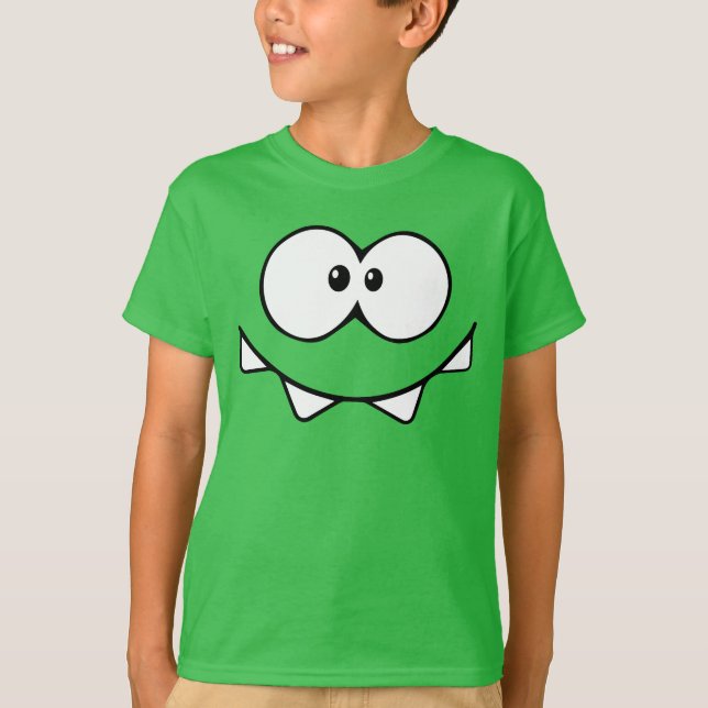 Niños Camiseta Om Nom Face (Anverso)