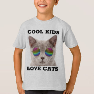 Niños Camisetas para gatos, niños de GUAY